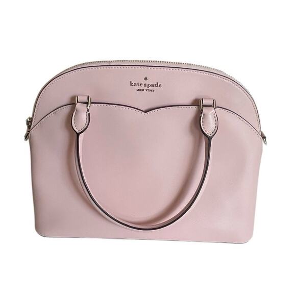 Kate Spade Payton Medium Dome Satchel Top Handle Zip Closure Light Crepe Pink - Picture 3 of 14